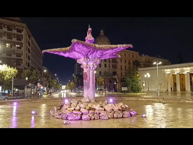 Foggia, il Municipio si illumina per due campagne di sensibilizzazione